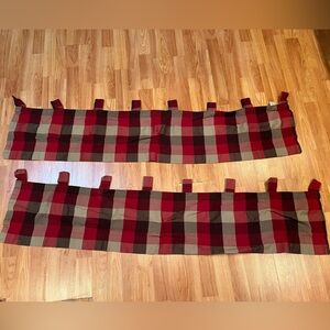 Plaid Curtain Valances